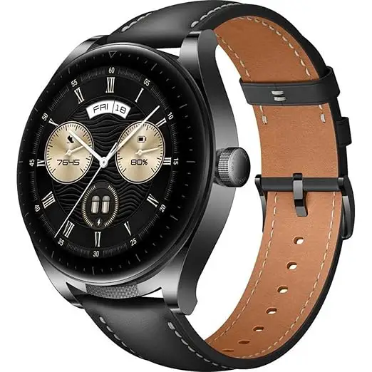 HUAWEI WATCH Buds, Earbuds & Watch Come into 1, Innovative Touch Controls, AI Noise Cancellation Calling, Lightweight, Health Management, Advanced Design, Durable, Compatible with Android & iOS, Black