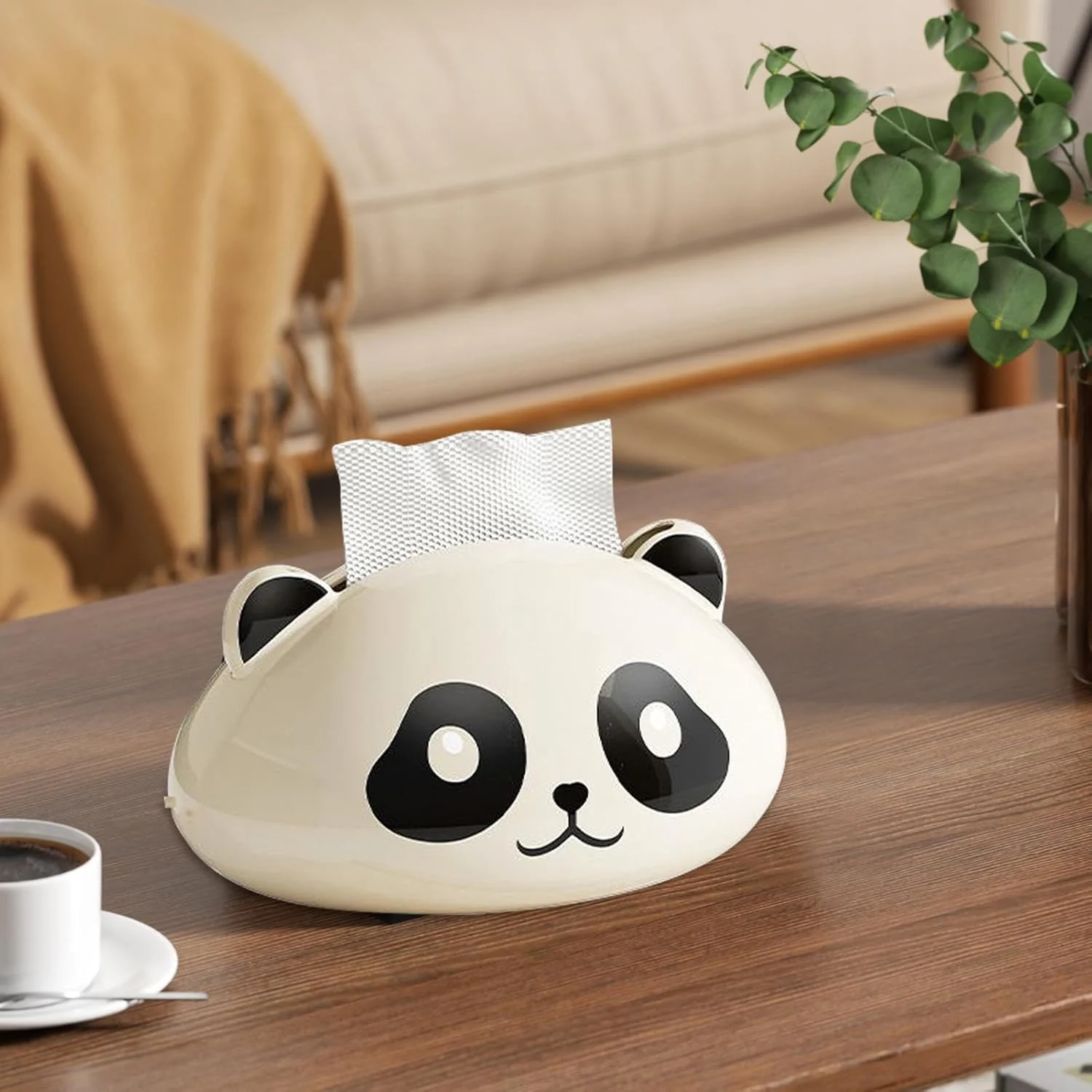 Cute Panda Tissue Box Holder for Home & Office Décor