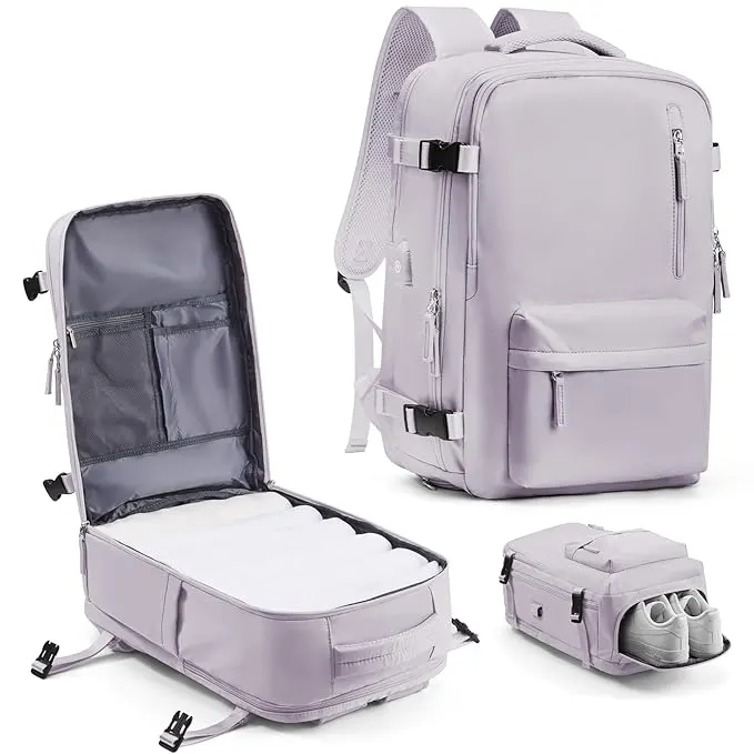 VECAVE Travel Carry on Laptop Backpack, Flight Approved Backpack,Sports College Bag Casual Daypack